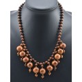 Украшения из дерева - Колье, 48см