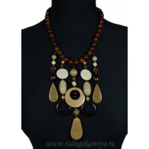 Украшения из дерева - Колье, 48см Украшения из дерева - Колье, 48см