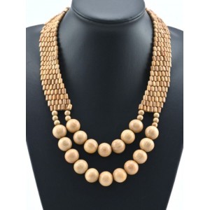 Украшения из дерева - Колье, 50см Украшения из дерева - Колье, 50см