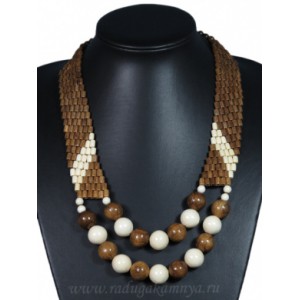 Украшения из дерева - Колье, 54см Украшения из дерева - Колье, 54см