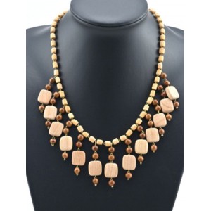 Украшения из дерева, Кольетка Камешки, 48см