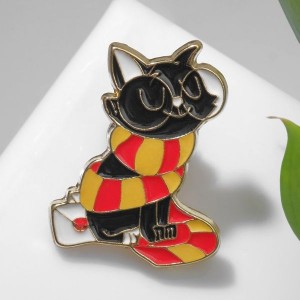 Значок "Кот" гриффиндорец, цветной