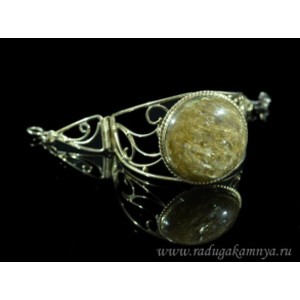 Браслет слюдит " Круг " 37мм., 16,5 см.