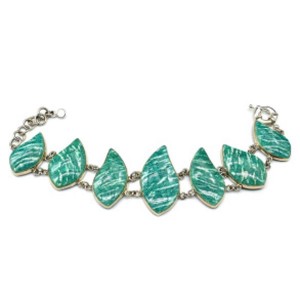 Браслет из амазонита, 19см.