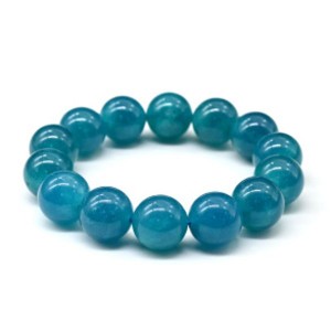 Браслет из кварца (имитация амазонита) шарик 16мм