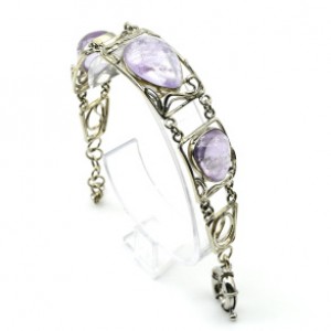 Браслет из аметиста, 17см. Браслет из аметиста, 17см.