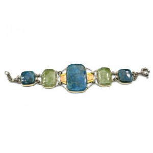 Браслет из апатита, 16см.