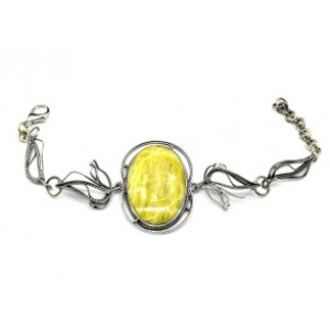 Браслет змеевик, 16 см.