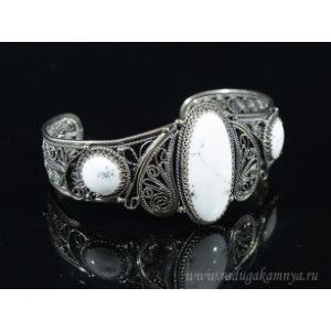 Браслет кахолонг, 19 см.