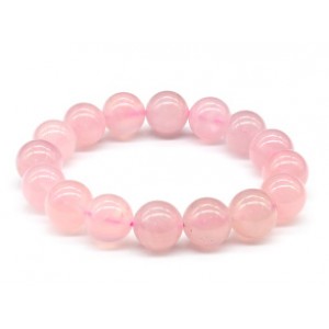 Браслет из Розового кварца шарик 12,5-13мм, 44г