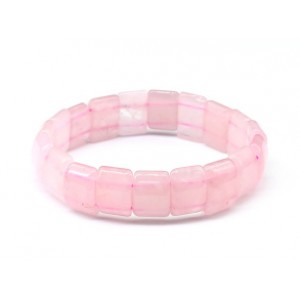 Браслет сегмент 15*11мм из розового кварца Браслет сегмент 15*11мм из розового кварца