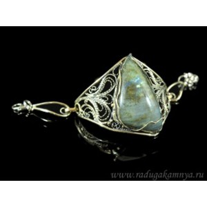 Браслет из лабрадорита " Грация ", 16,5 см.