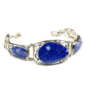 Браслет из лазурита, 21см. Браслет из лазурита, 21см.