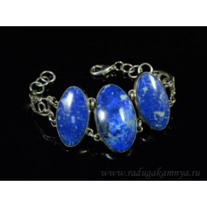 Браслет лазурит, 19см.