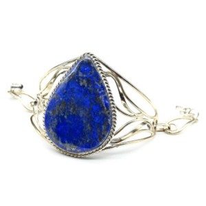 Браслет с лазуритом " Капля ", 18 см. Браслет с лазуритом " Капля ", 18 см.