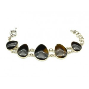 Браслет из раухтопаза, 16см.