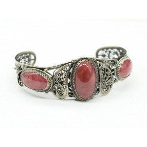 Браслет родонит " Орлец ", 21 см. Браслет родонит " Орлец ", 21 см.