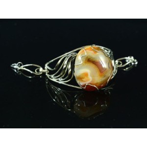 Браслет из сардоникса, 18,5 см.