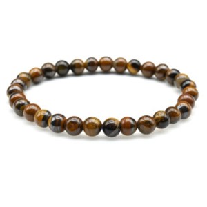 Браслет из тигрового глаза шарик 6мм
