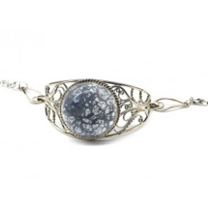 Браслет из флюорита " Круг ", 18,5см.