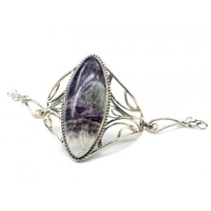 Браслет из флюорита " Рис ", 17,5см.