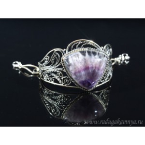 Браслет из флюорита, 19,5см.