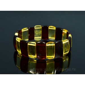 Браслет из янтаря прямоугольник 17*8мм лимонный, коньячный, 11,3гр Браслет из янтаря прямоугольник 17*8мм лимонный, коньячный, 11,3гр