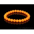 Браслет из янтаря шарик 8мм карамельный Браслет из янтаря шарик 8мм карамельный