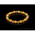 Браслет из янтаря шарик 8мм лимонный, карамельный. Браслет из янтаря шарик 8мм лимонный, карамельный.