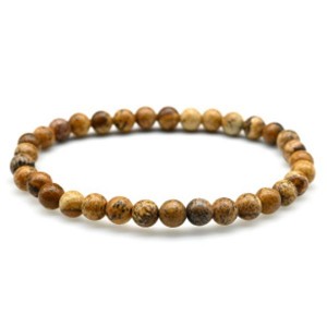 Браслет из яшмы песочной шарик 6мм Браслет из яшмы песочной шарик 6мм