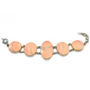 Браслет яшма, 19см.