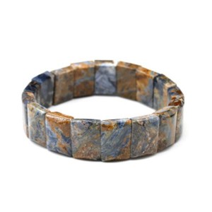 Браслет из петерсита прямоугольник 18*12мм, 47,1г.