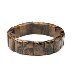 Браслет из петерсита прямоугольник 18*12мм, 55,4г