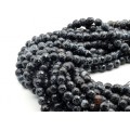 Бусины из агата пати шарик гр.11мм цвет чёрный, 36,5см, 33 бусины
