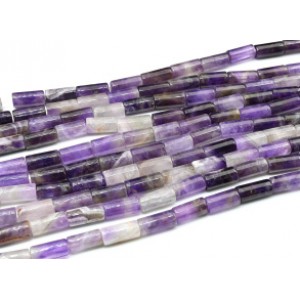 Нитка аметист цилиндры 16х8мм, 24 цилиндра