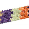Бусины из самоцветов шарик 10мм, 38см, 38 бусин