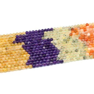 Бусины из самоцветов шарик 6,5-7мм, 39,5см, 61 бусина