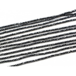 Бусины из терагерцового камня рондель гр.2,5*1,5мм, 36см, 245 бусин