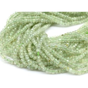 Бусины из пренита рондель гр.3мм, 38,5см, 180 бусин