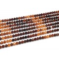 Бусины из граната (пироп) шарик гр.6мм, 39см, 66 бусин