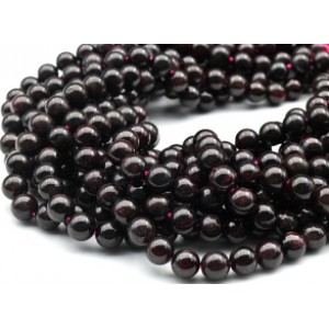 Бусины из граната шарик 9-10мм, 39см, 43 бусины Бусины из граната шарик 9-10мм, 39см, 43 бусины