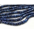 Бусины из перламутра тонированного рондель 10*5мм цвет синий, 40см, 89 бусин Бусины из перламутра тонированного рондель 10*5мм цвет синий, 40см, 89 бусин