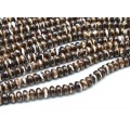 Бусины из перламутра тонированного рондель 8*4мм цвет шоколадный, 40см, 85 бусин Бусины из перламутра тонированного рондель 8*4мм цвет шоколадный, 40см, 85 бусин