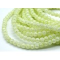 Бусины из сахарного кварца тонированного шарик 6мм цвет салатовый, 37,5см, 68 бусин Бусины из сахарного кварца тонированного шарик 6мм цвет салатовый, 37,5см, 68 бусин