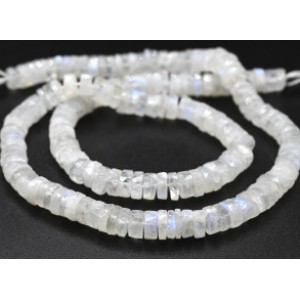 Бусины из беломорита диски гр.6-7мм, 40,5см, 166 бусин