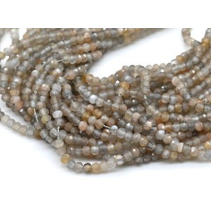 Бусины из беломорита рондель гр.3мм, 38,5см, 170 бусин