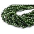 Нефрит, нитка бусин шарик 6мм Нефрит, нитка бусин шарик 6мм