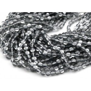 Бусины из опала искусственного шарик 6мм цвет серебристо-серый, 38см, 64 бусины