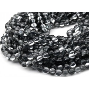 Бусины из опала искусственного шарик 8мм цвет серебристо-серый, 37,5см, 48 бусин