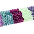 Бусины из флюорита шарик 8мм, 40см, 50 бусин